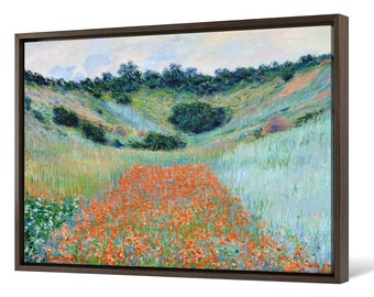 Claude Monet,poppy Field in a Hollow Near Giverny,,canvas Print