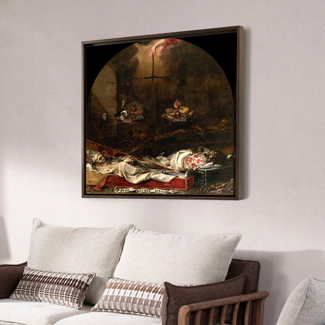 Juan De Valdes Leal,the End of Worldly Glory, Allegory of Death,large