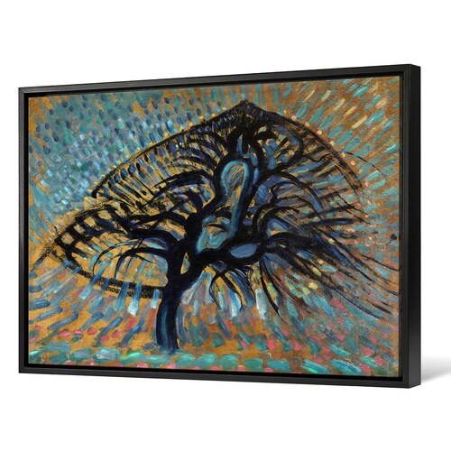 Piet Mondrian,Apple Tree, Pointillist Version By Mondrian,large shops wall art,framed wall art,canvas wall art,large canvas,M4892
