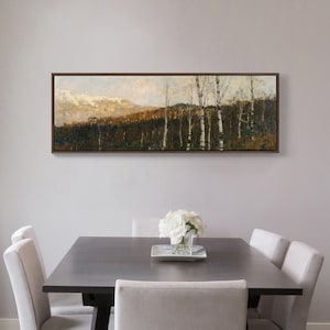 Birch forest,,Bartolomeo Bezzi,Winter forest landscape,canvas print,canvas art, canvas wall art,extra large canvas art,large canvas wall p25