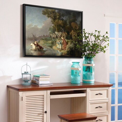 Rembrandt van Rijn,The Abduction of Europa,large wall art,framed wall art,canvas shops wall art,large canvas,M4925