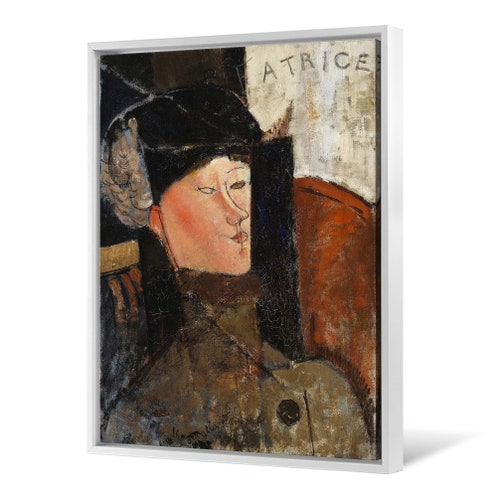 Amedeo Modigliani,Beatrice,large wall art,framed wall art,canvas shops wall art,large canvas,M5304