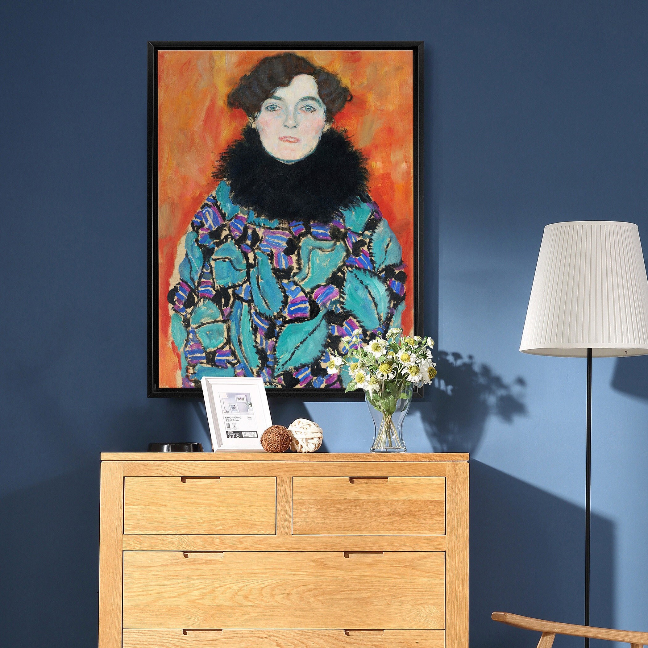 Gustav Klimt,Johanna Staude,large wall art,framed wall art,canvas wall art,large canvas,M5892