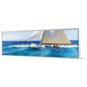 Edward Hopper, Martha McKeen från Wellfleet, Canvastavla, Canvastavla, Canvastavla, Extra stor canvastavla, Stor canvastavla P97 Framed canvas white