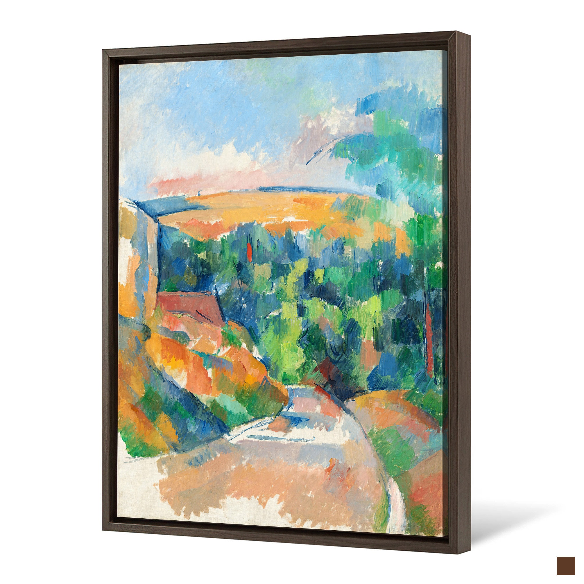 Paul Cézanne,the Bend in the Road,country Road Scenery,canvas Print ...