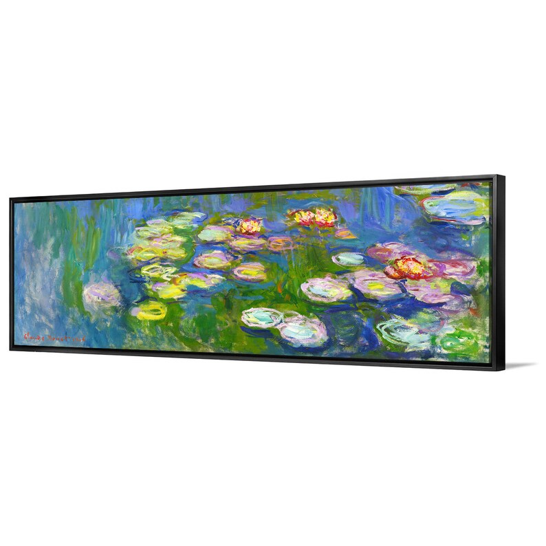 canvas wall art,extra large canvas art,large canvas wall art p67 Claude Monet,Water Lilies,Water lily pond,canvas print,canvas art