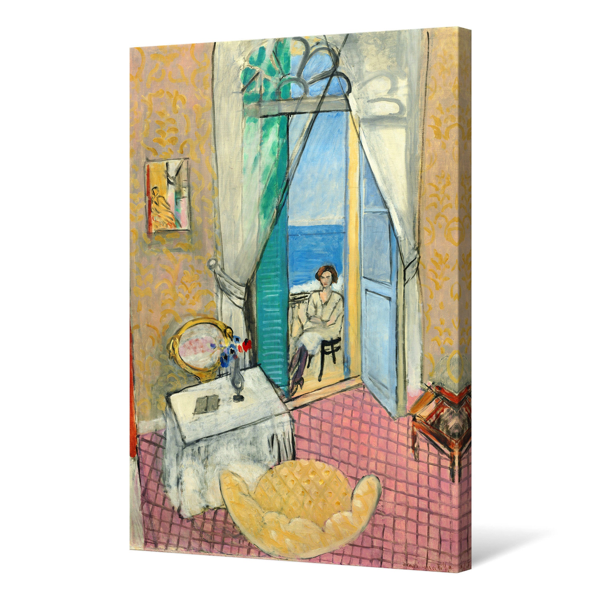 Henri Matisse,interior at Nice,balcony View,canvas Print,canvas