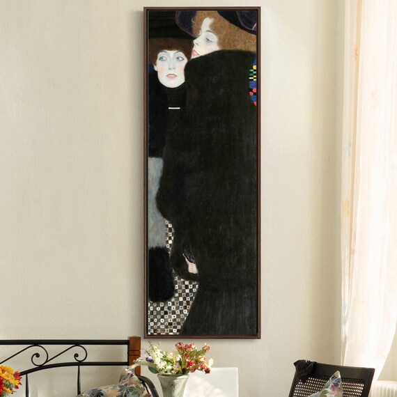 Gustav Klimt,friends I (the Sisters),vertical Narrow Art,large