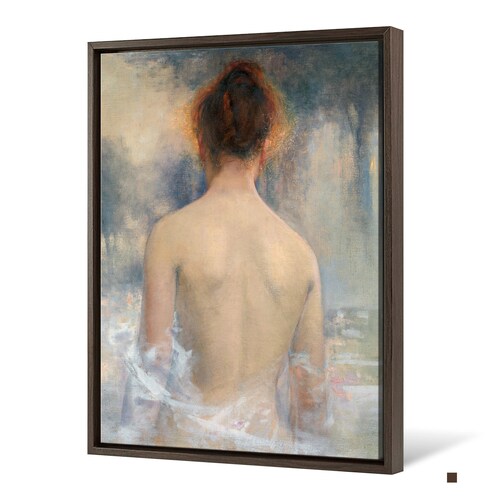 Lieven Herremans,Nude shops Wall Art,A woman's back Portrait,large wall art,framed wall art,canvas wall art,large canvas,M6322