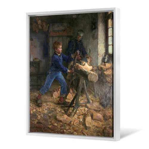 Henry Ossawa Tanner,The shops Young Sabot Maker,large wall art,framed wall art,canvas wall art,large canvas,M6002