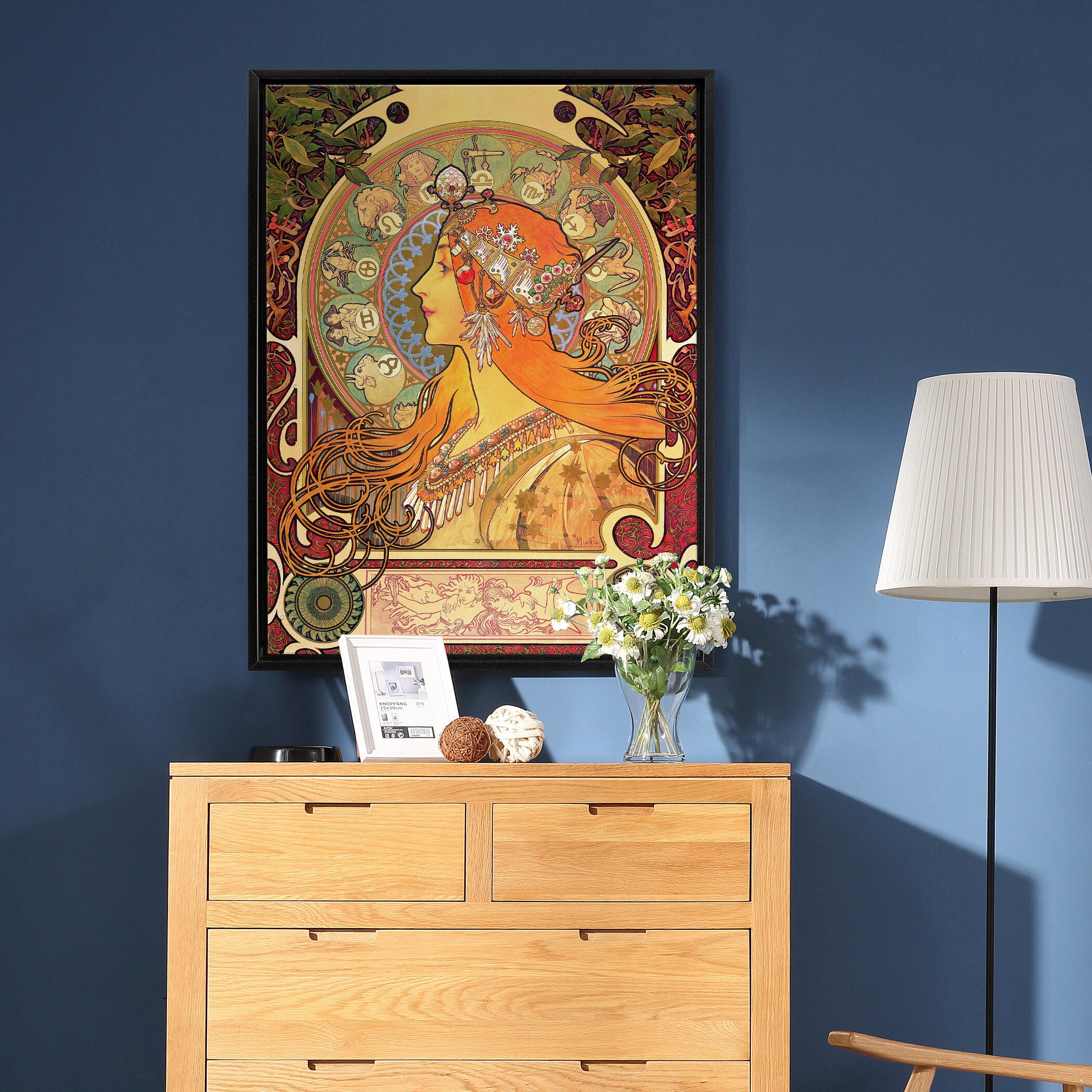 Mucha Signs Alphonse Mucha,zodiac Signs,large Wall Art,framed Wall Art,canvas Wall ...