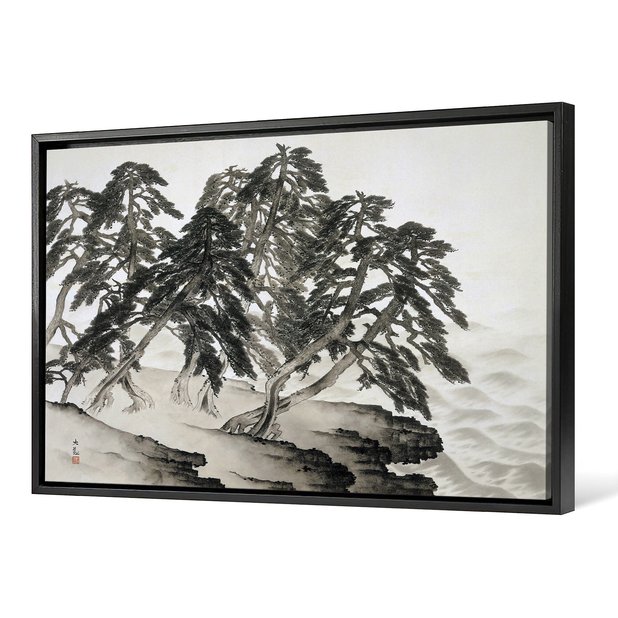Yokoyama Taikan,sea Breeze,seaside Pine Forest,japanese Art,large