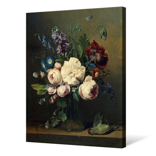 Louis Leopold Boilly,A Vase Of Flowers,large shops wall art,framed wall art,canvas wall art,large canvas,M6331