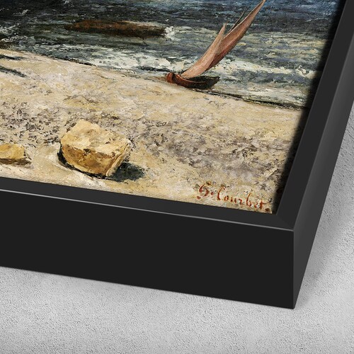 Gustave Courbet,The Cliffs at Etretat,large shops wall art,framed wall art,canvas wall art,large canvas,M4001