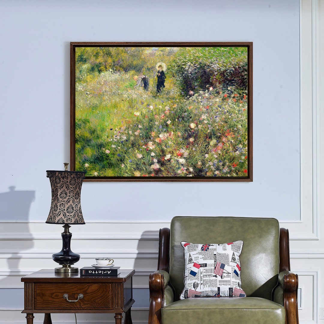 Pierre Auguste Renoir,summer Landscape,large Wall Art,framed Wall