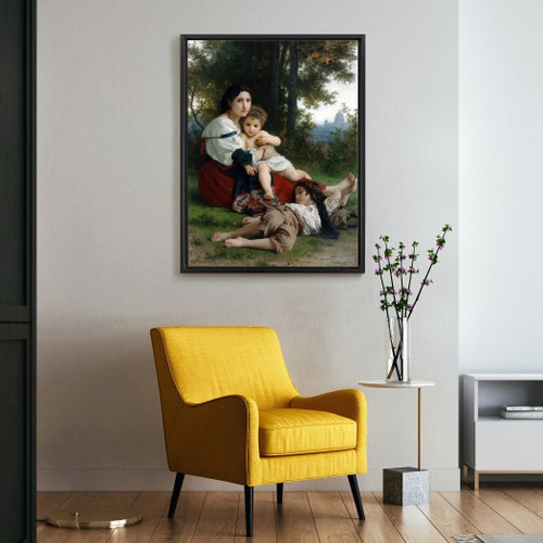 William Adolphe shops Bouguereau,Rest, 1879,large wall art,framed wall art,canvas wall art,large canvas,M6872