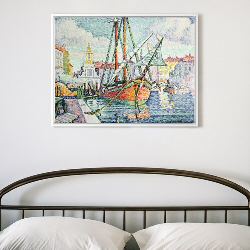Paul Signac,The Port,large wall art,framed shops wall art,canvas wall art,large canvas,M4821