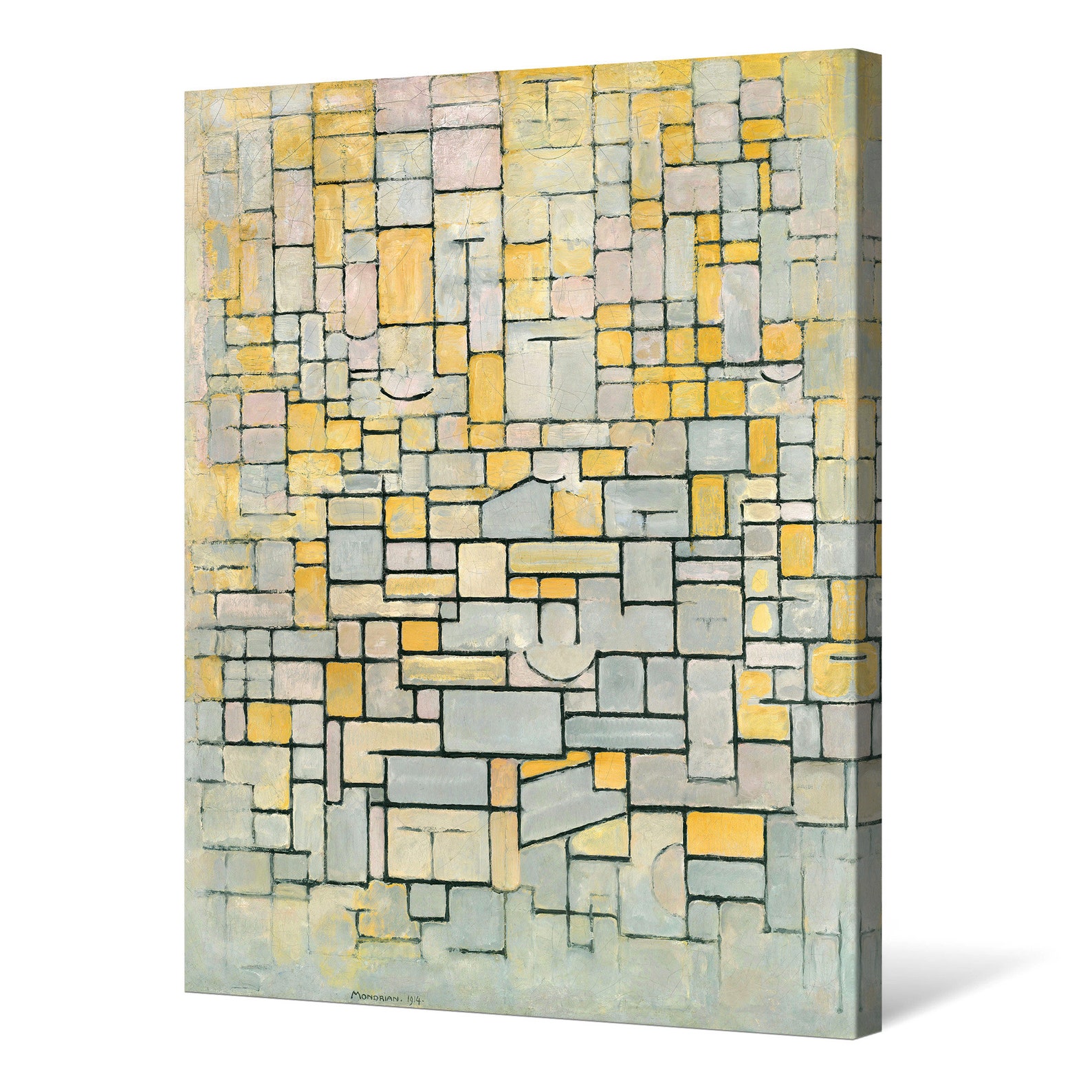 Piet Mondriancompositionabstract Artcanvas Printcanvas - Etsy