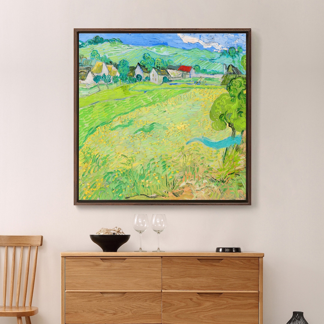 Vincent Van Gogh 1890 Les Vessenots in Auvers Cross Stitch Pattern PDF