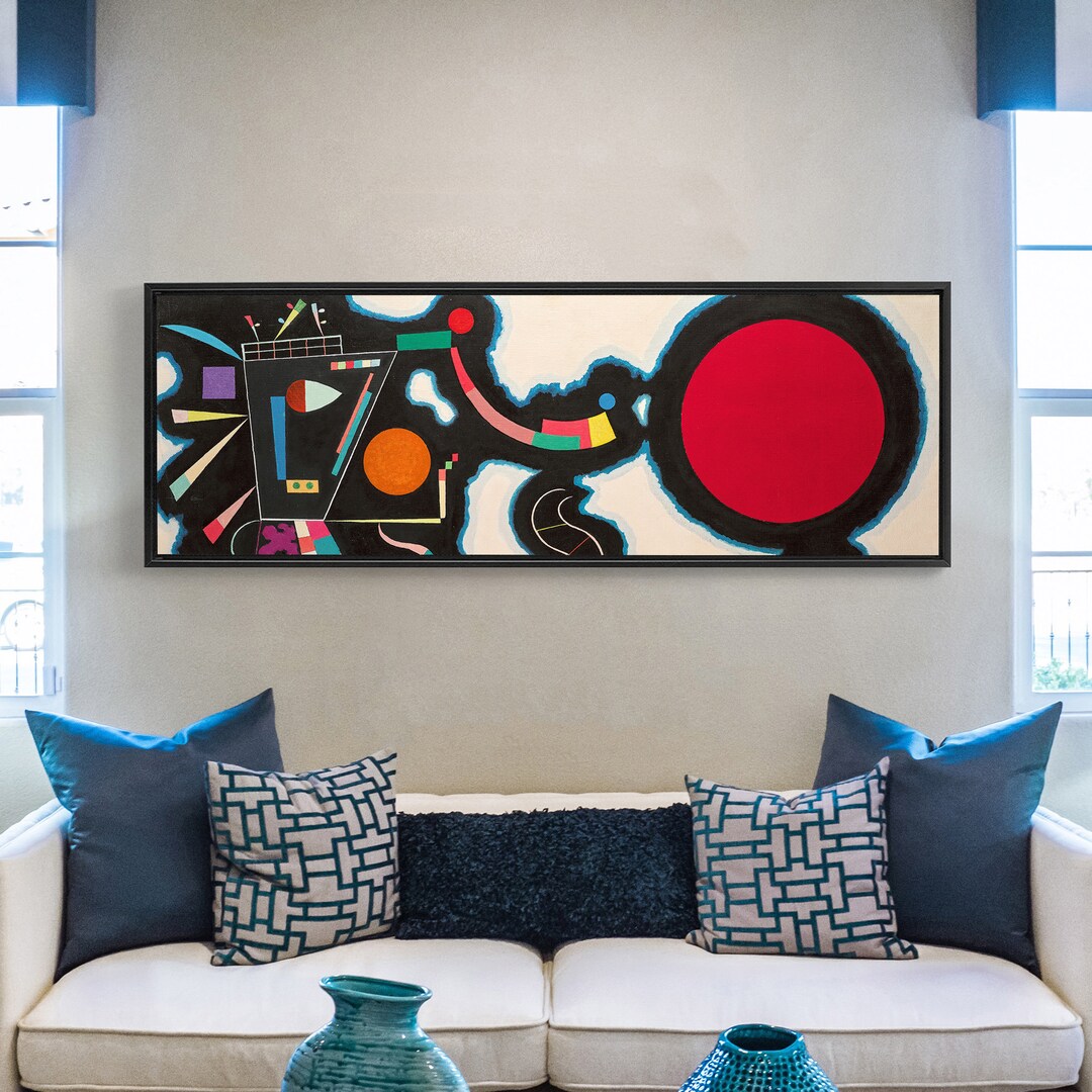 Wassily Kandinsky,le Rond Rouge,,abstract Art,canvas Print,canvas Art ...