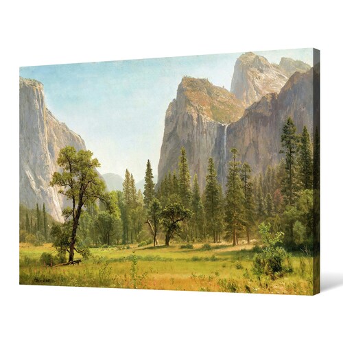 Albert Bierstadt,Bridal Veil shops Falls, Yosemite Valley, California, 1871-1873,large wall art,framed wall art,canvas wall art,large canvas,M2992