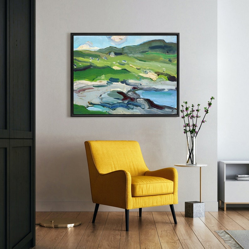 Samuel John Peploe,Barra,Island meadow scenery,large wall art,framed wall art,canvas wall art,large shops canvas,M4971