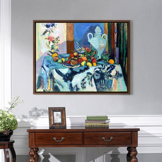 Henri Matisse Blue Still Lifefruit Restaurant Wall | Etsy