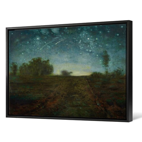 Jean-François Millet,Starry shops Night,large wall art,framed wall art,canvas wall art,large canvas,M4341