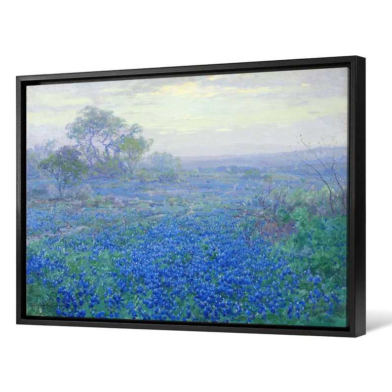 Texas Canvas Print Canvas Art Canvas Wall Art Large Wall Art Framed Art P1188 Julian Onderdonk A Cloudy Day Bluebonnets Near San Antonio Art Collectibles Prints Saherflow Com