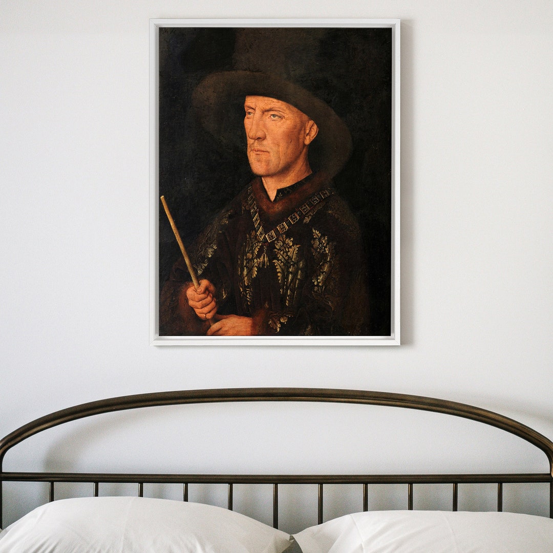 Jan Van Eyck,portrait of Baudouin De Lannoy,large Wall Art,framed Wall
