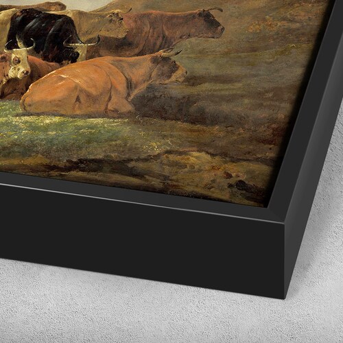 Aelbert Cuyp,River Landscape shops with Cows,large wall art,framed wall art,canvas wall art,large canvas,M2980