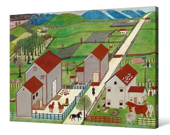 Mahantango Valley Farm, paisaje de la mansión de la granja