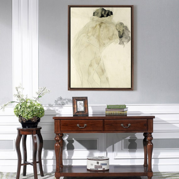 Auguste Rodin,two Embracing Figures,large Wall Art,framed Wall Art 