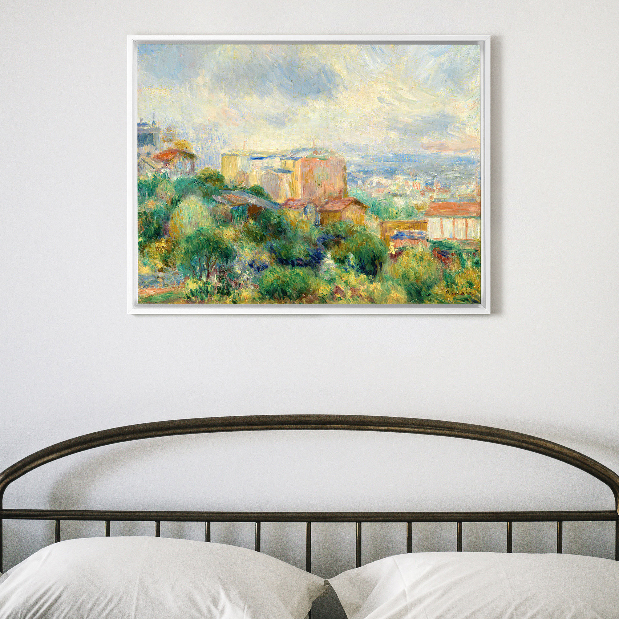 Pierre-auguste Renoir,view From Montmartre ,canvas Print,canvas