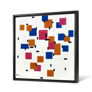 Piet Mondriancomposition in Colour Aabstract Artcanvas - Etsy