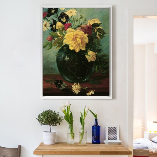Joaquin shops Sorolla,Flowers, 1888,large wall art,framed wall art,canvas wall art,large canvas,M6187