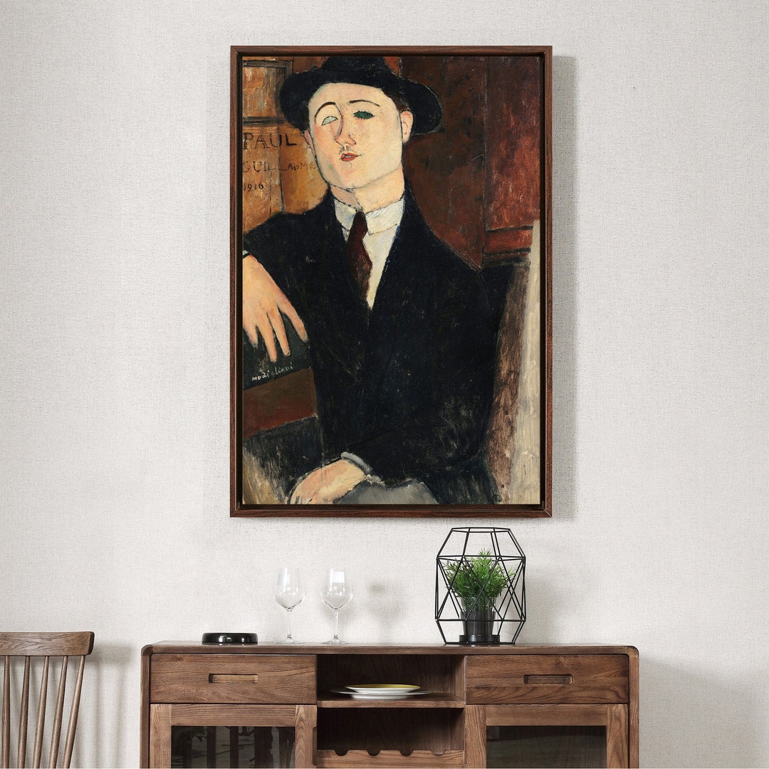 Amedeo Modiglianiportrait of Paul Guillaumeabstract - Etsy