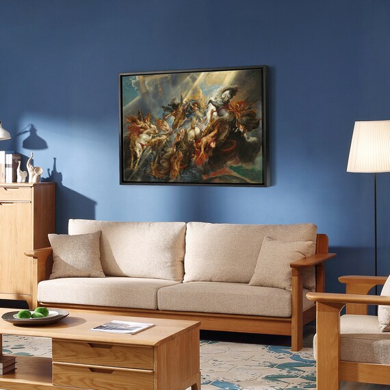 Sir Peter Paul Rubens,the Fall of Phaeton,large Wall Art,framed