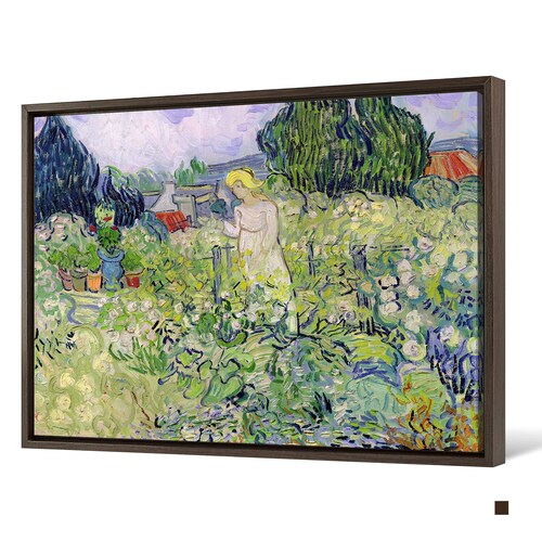 Vincent van Gogh,Mademoiselle Gachet In Her Garden At Auvers-sur-oise,1890,large wall art,framed shops wall art,canvas wall art,large canvas,M5088