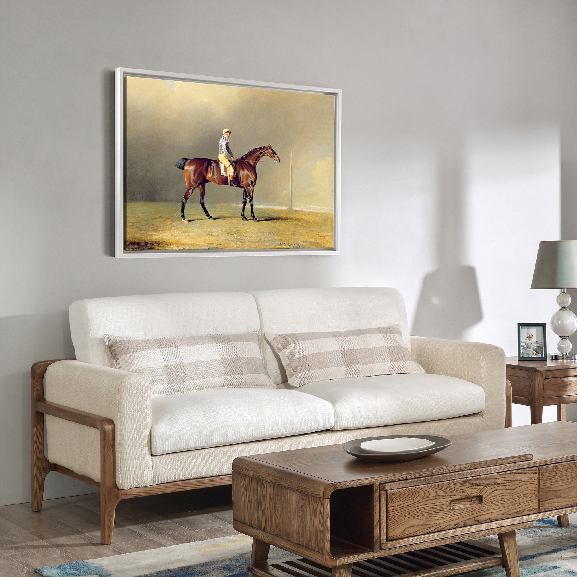 Benjamin Marshall, Diamond - With Dennis Fitzpatrick Up Photograph, Large Wall Art, Framed Art, Canvas Art, Large Canvas, M3197