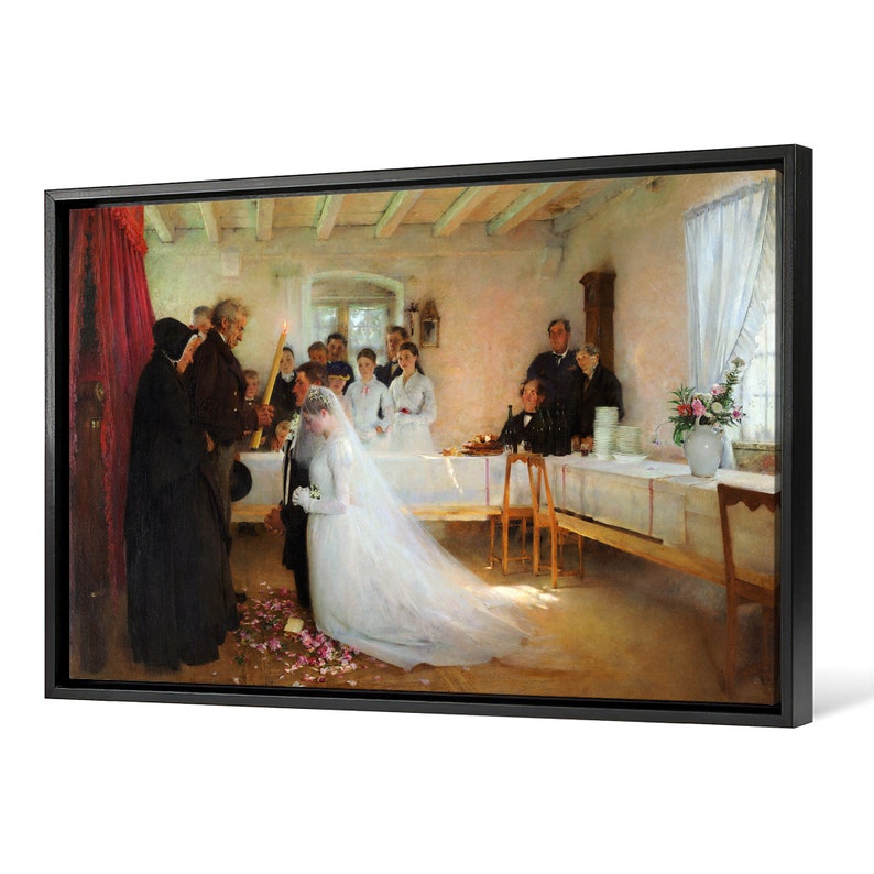 Pascal Dagnan-Bouveret,The Blessing of the Young Couple Before Marriage,canvas print,canvas art,canvas wall art,large wall art,framed,p2033