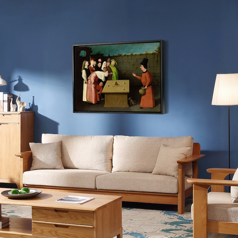 Hieronymus Bosch,The Conjurer,canvas print,canvas art,canvas wall art,large wall art,framed wall art,p1117