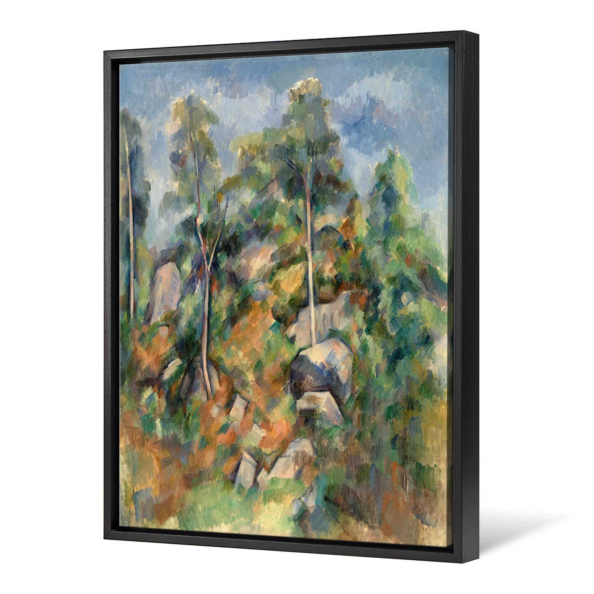 Paul Cezanne,rocks and Trees,large Wall Art,framed Wall Art,canvas Wall ...