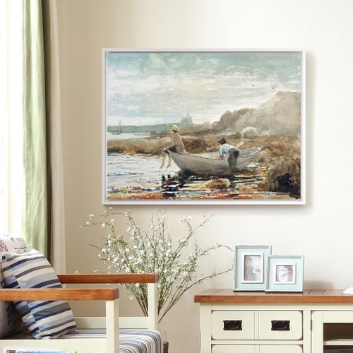 Winslow shops Homer,Boys on the Beach,large wall art,framed wall art,canvas wall art,large canvas,M5188