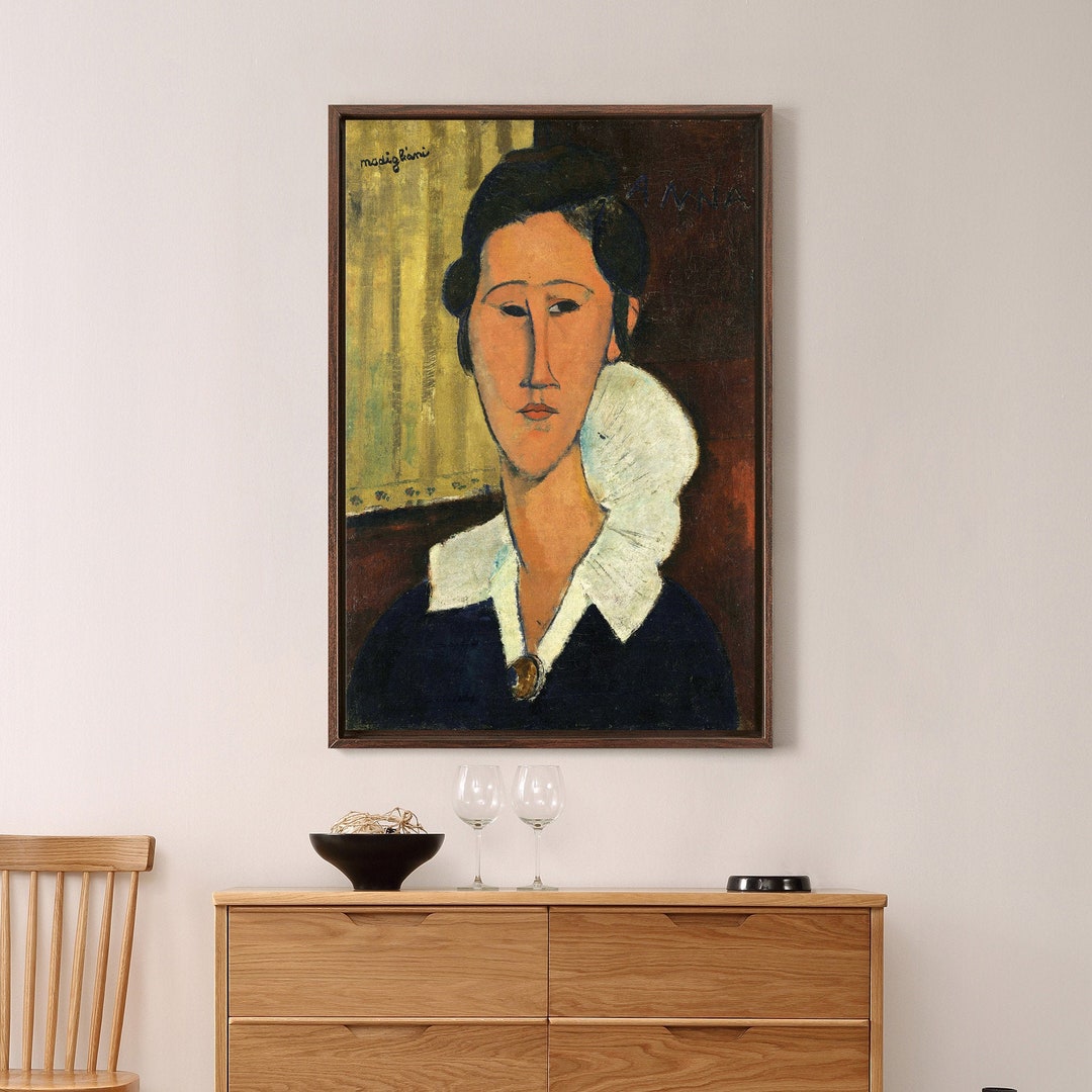 Amedeo Modiglianiportrait of Hanka Zborowskacanvas - Etsy