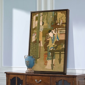 Jin tingbiao,Chinese lady painting,Chinese Art Prints,large wall art,framed wall art,canvas wall art,large canvas,M2634