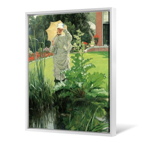 James Jacques Joseph Tissot,Spring Morning circa 1875,large wall art,framed wall art,canvas shops wall art,large canvas,M6074