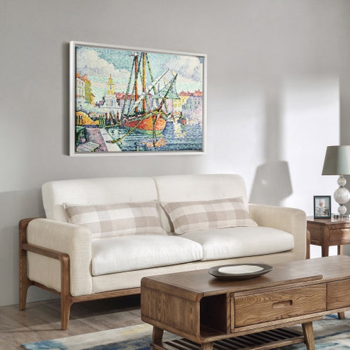 Paul Signac,The Port,large wall art,framed shops wall art,canvas wall art,large canvas,M4821