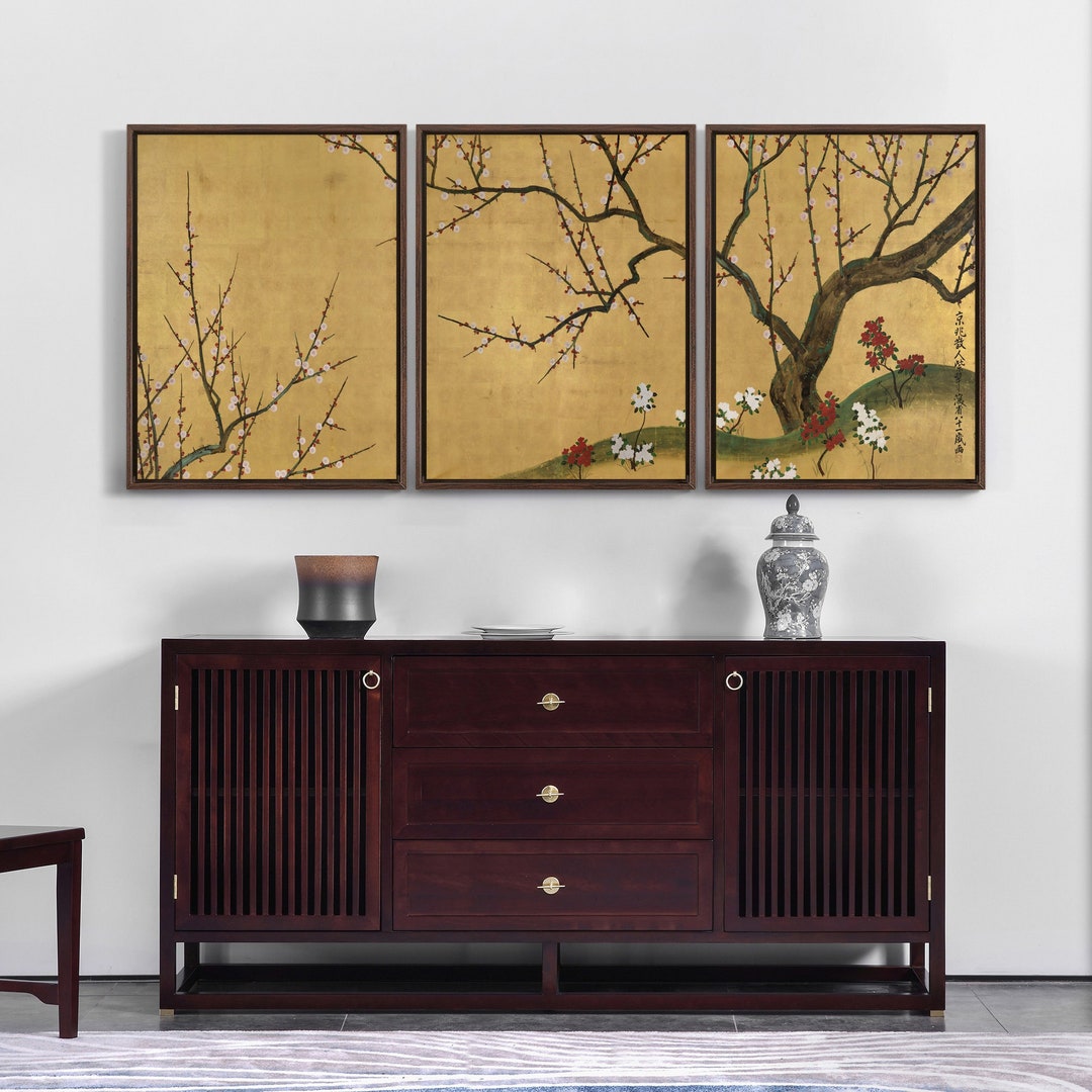 ボローニャNo. 16ナカタ Ogata Kenzan,plum Trees,asian Art,japanese Art,chinese Art