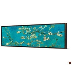 Vincent Van Gogh,Almond Blossom,Canvas Print,Canvas Art, Canvas Wall Art,Extra Large Canvas Art,Large Canvas Wall Art,P272 Framed canvas walnut